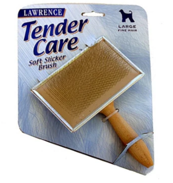 Lawrence Tender Grooming Care Slicker Brush for Dogs