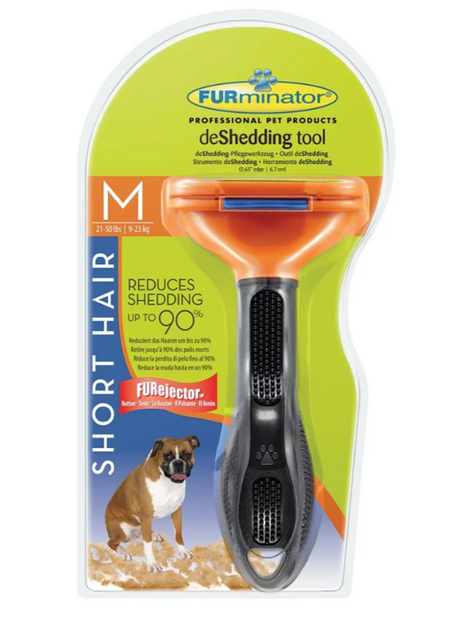 FURminator Deshedding Grooming Tool Long/Short Hair for Dogs