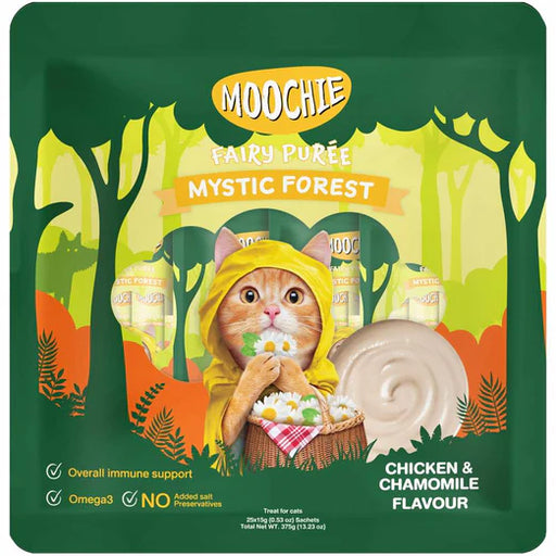 Moochie Fairy Puree Chicken & Chamomile Liquid Cat Treats (2 Option)