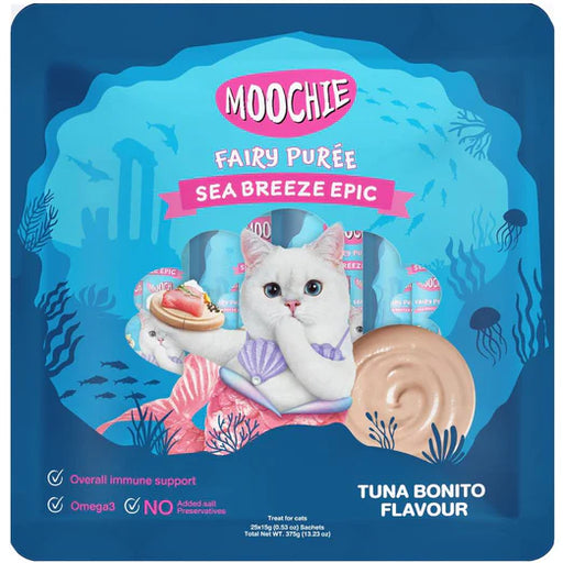 Moochie Fairy Puree Tuna Bonito Liquid Cat Treats (2 Option)