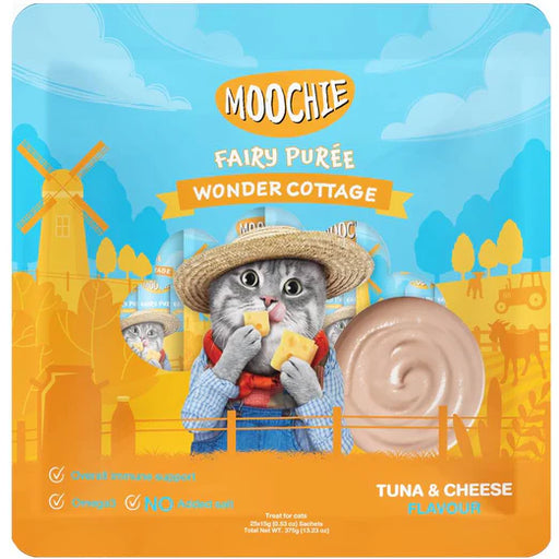 Moochie Fairy Puree Tuna & Cheese Liquid Cat Treats (2 Option)