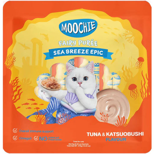 Moochie Fairy Puree Tuna & Katsuobushi Liquid Cat Treat (2 Option)