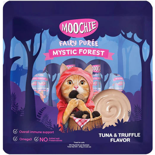 Moochie Fairy Puree Tuna & Truffle Liquid Cat Treats (2 Option)