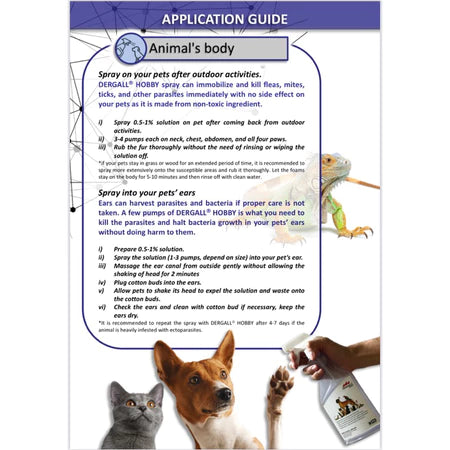 Ectopet Dergall Hobby Ectoparasite Disposable Water 20ml