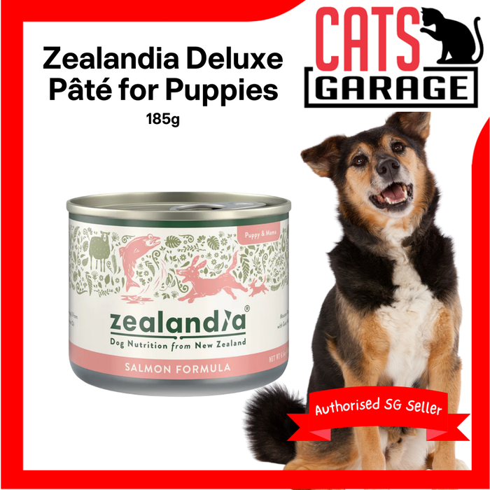 Zealandia Deluxe Pâté Wet Dog Food for Puppies 185g