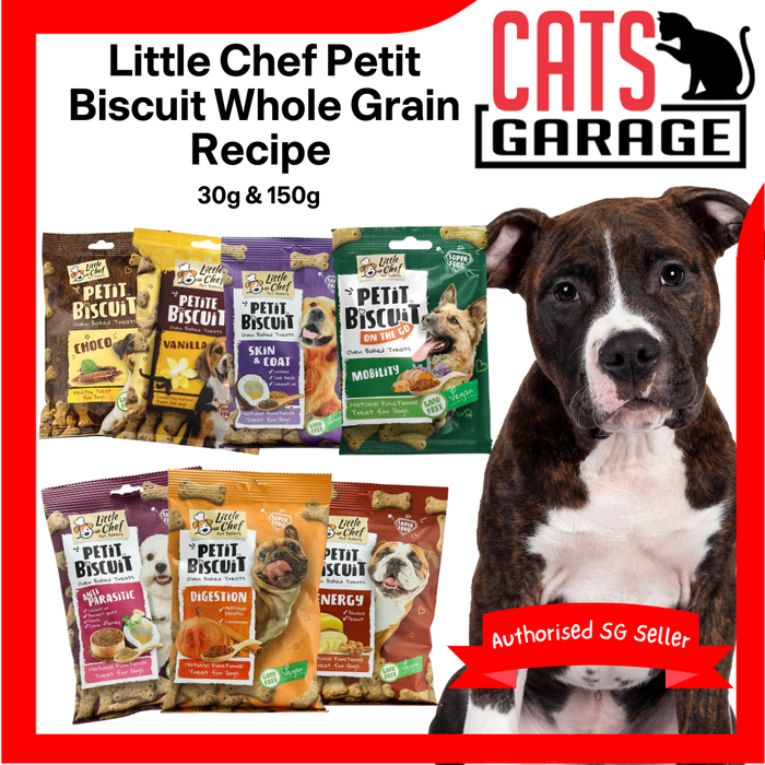 Little Chef Petit Biscuit for Dogs Whole Grain Recipe 30g & 150g