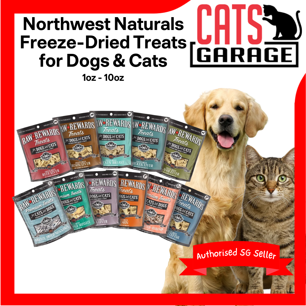 Northwest Naturals Raw Rewards & Frozen/Freeze-Dried Treats for Dogs & Cats 1oz - 10oz