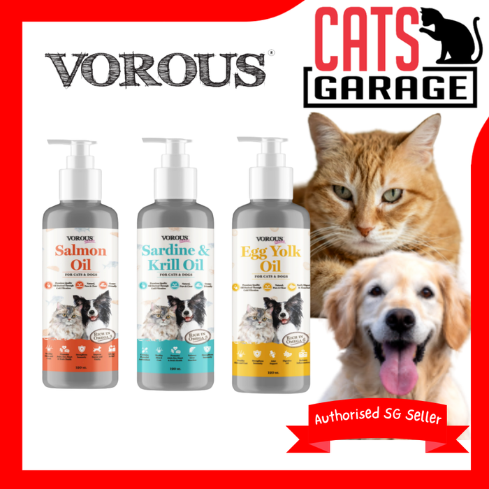 Vorous Wellness Oils for Cats and Dogs 120ml