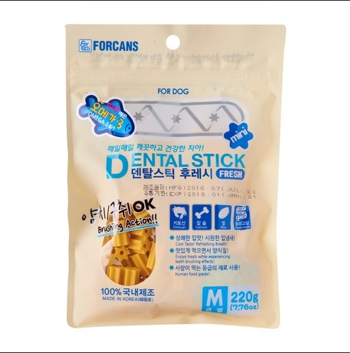 Forcans Dental Stick Dog Treats 220g