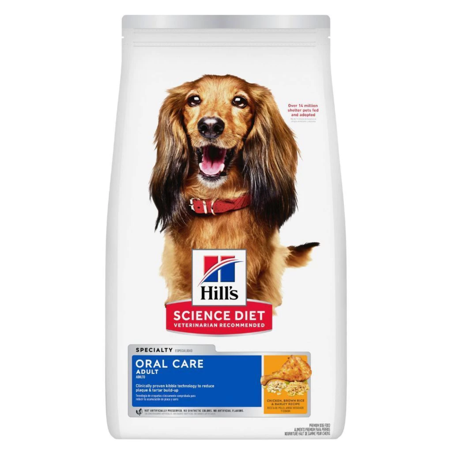 Hill's Science Diet Adult Oral Care Chicken & Barley Recipe Dry Dog Food 1.8kg