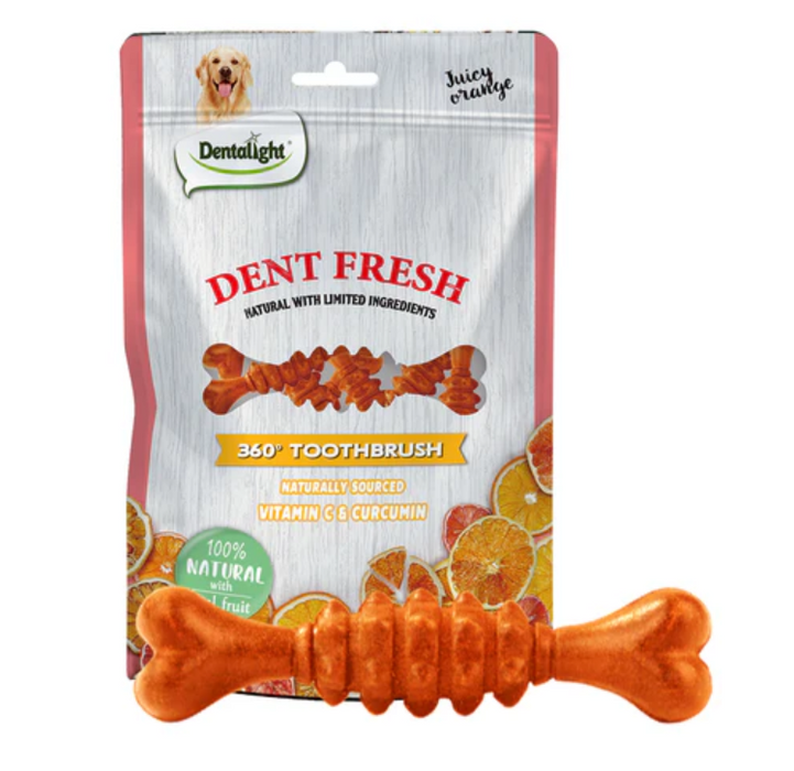 Dentalight Dent Fresh 360° Toothbrush Antioxidant Dental Treats 18x150g