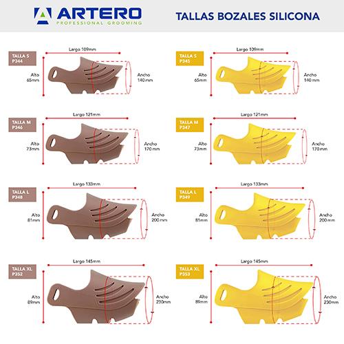 Artero Silicon Dog Muzzle Coffee (4 Sizes)