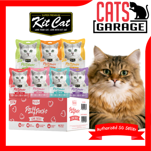 Kit Cat Party Packs Raw Cat Dry Food 30g