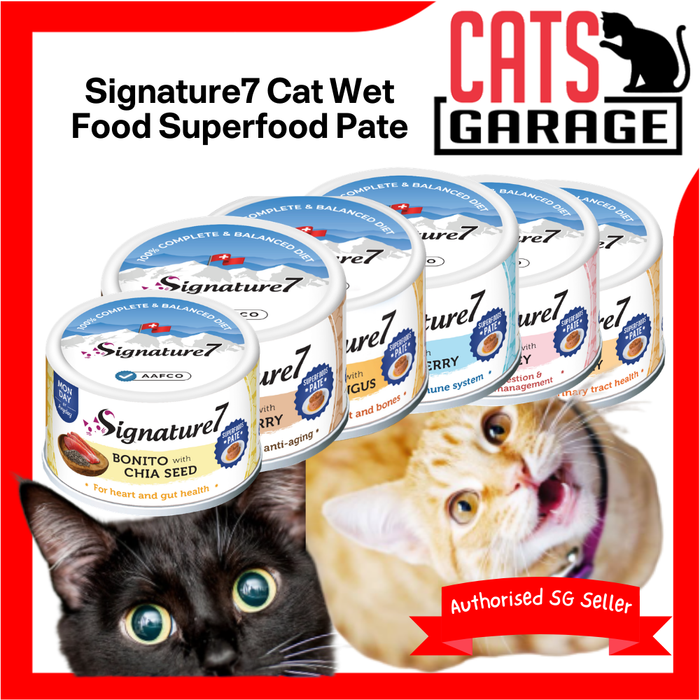 Signature7 Superfood Pate Cat Wet Food 80g