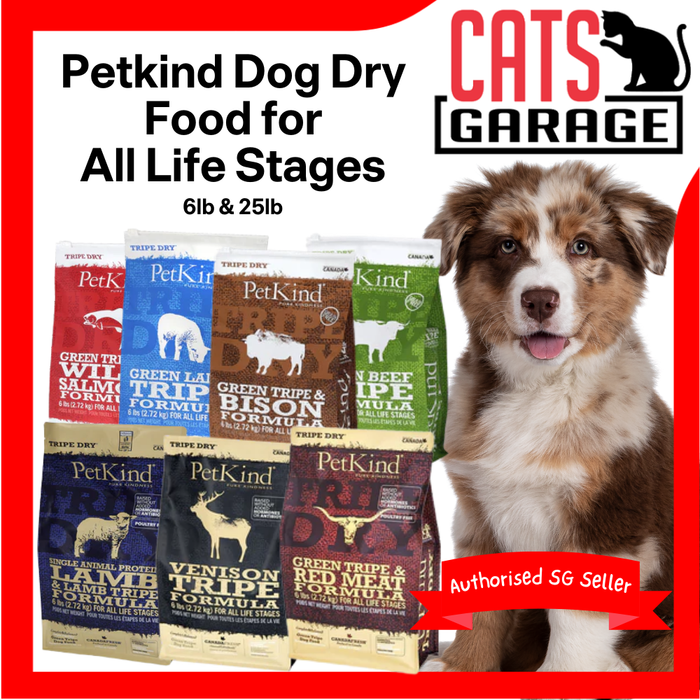 Petkind Dog Dry Food for All Life Stages 6lb & 25lb