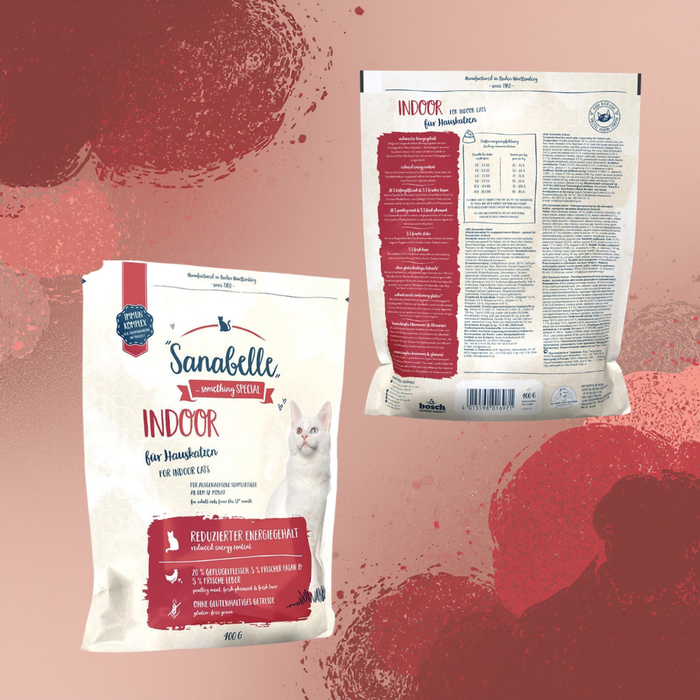 Sanabelle Indoor Guinea Fowl Cat Dry Food 400g