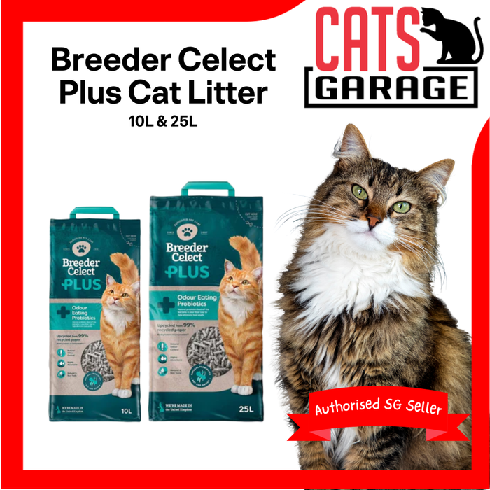Breeder Celect Plus Cat Litter 10L & 25L