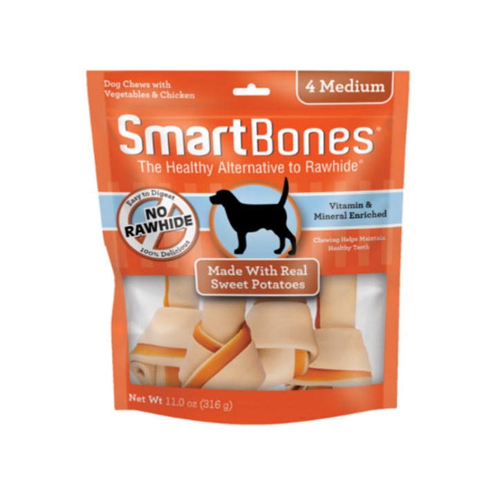 Smartbones Classic Chews Dog Food Treats Chicken/Peanut/Cheese/Potato