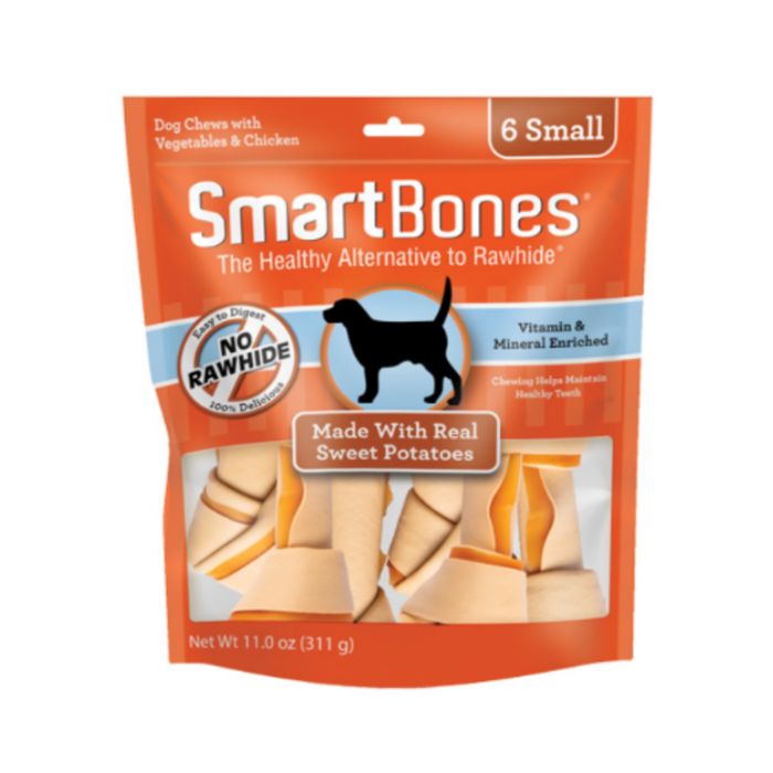 Smartbones Classic Chews Dog Food Treats Chicken/Peanut/Cheese/Potato