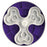 Puzzle Feeder Interactive Dog Bowl Swirl Purple