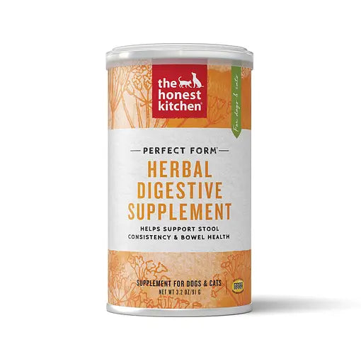 The Honest Kitchen Perfect Form Dog & Cat Supplement Herbal Digestive 3.2oz