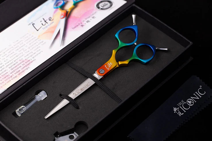 True Iconic Lite Rainbow Straight Shear Lenght 6.5"