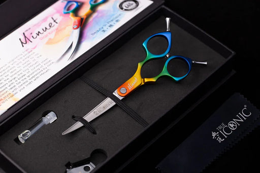 True Iconic Minuet Rainbow Curve Shear (S) Lenght 6"