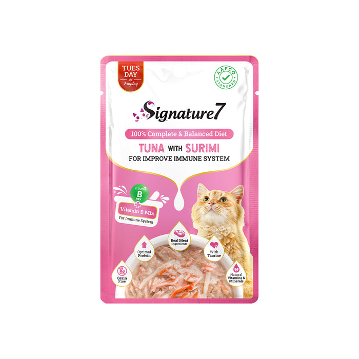 Signature7 Real Meat Gravy Pouch Cat Wet Food 50g