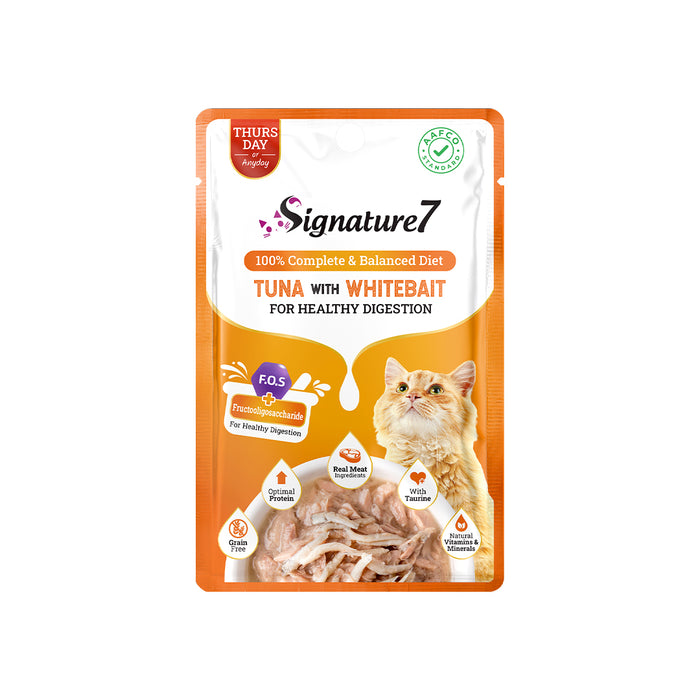 Signature7 Real Meat Gravy Pouch Cat Wet Food 50g