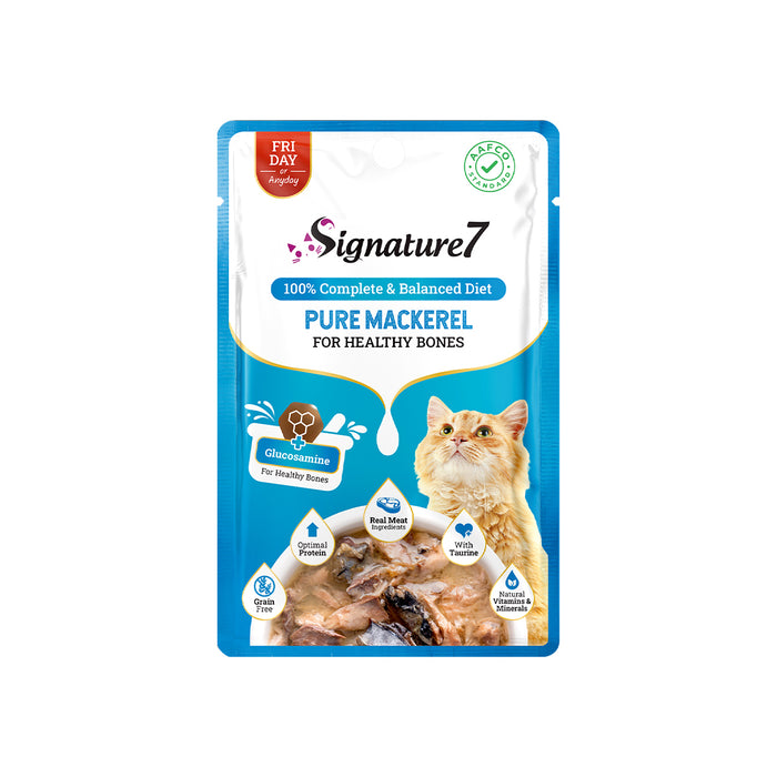 Signature7 Real Meat Gravy Pouch Cat Wet Food 50g