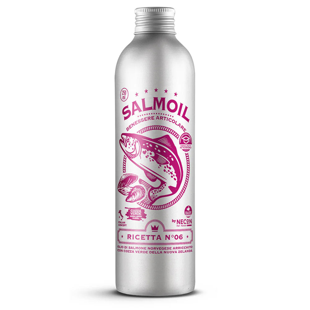 Salmoil Norwegian Salmon Oil Recipe 6 Joint Wellness Supplement For Cats & Dogs (150ml,250ml & 500ml))