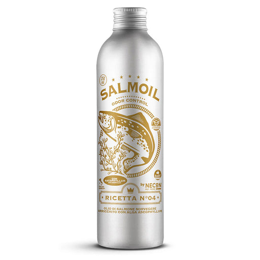 Salmoil Norwegian Salmon Oil Recipe 4 Odor Control Supplement For Cats & Dogs (150ml,250ml & 500ml))