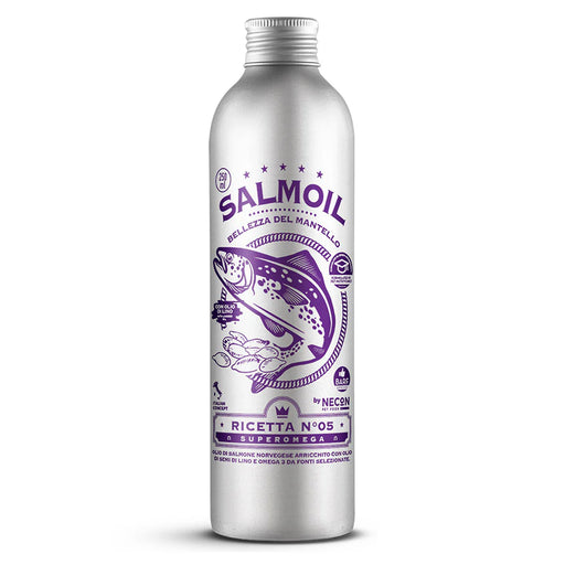 Salmoil Norwegian Salmon Oil Recipe 5 Skin & Coat Supplement For Cats & Dogs (150ml,250ml & 500ml)