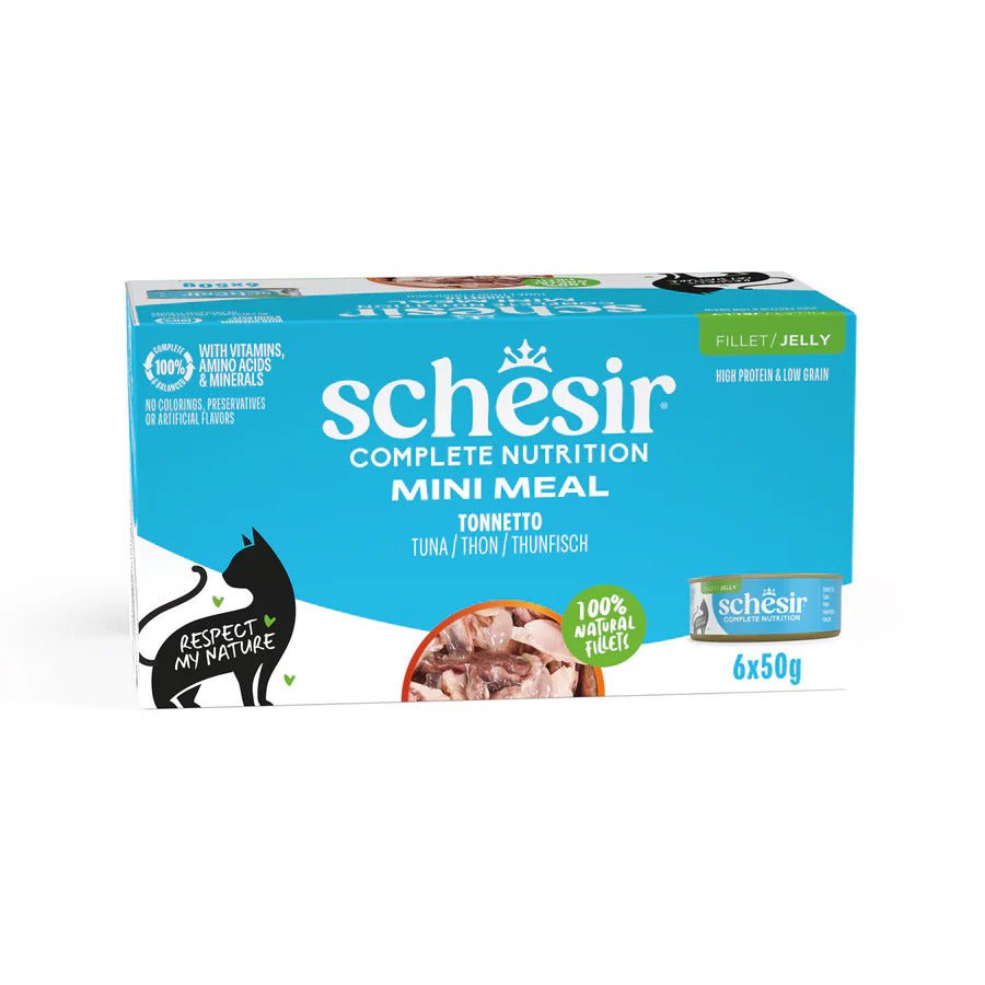 Schesir Complete Nutrition Mini Meal Wet Cat Food 6x50g | Complete & Balanced | Natural Ingredients - Cats Garage