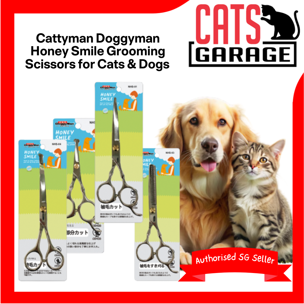 Cattyman DoggyMan Honey Smile Grooming Scissors for Cats & Dogs
