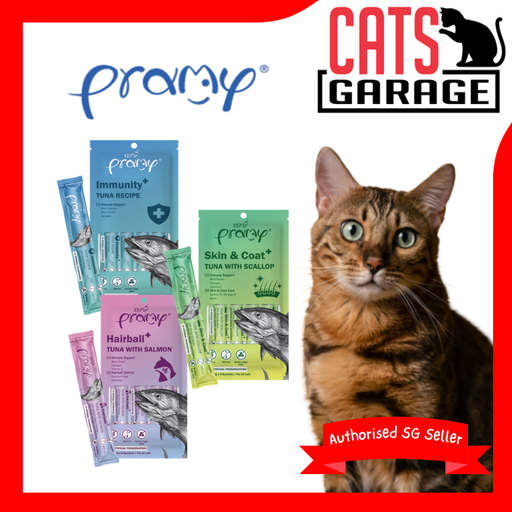 PRAMY Nutritional Lickable Smoothie in Tuna Cat Wet Food 14g X 4 Sachets