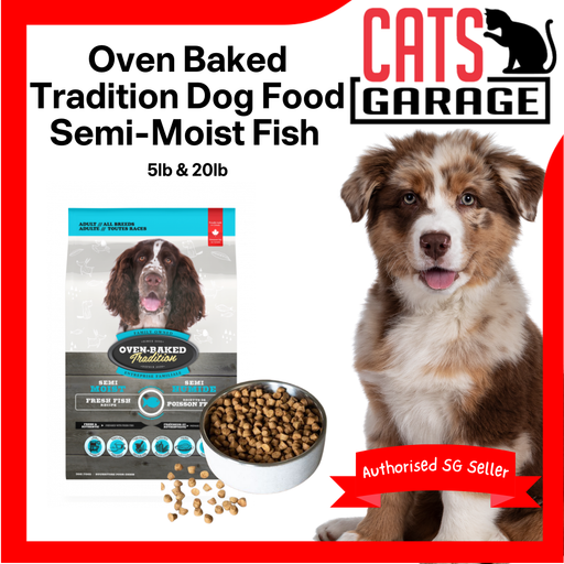 Oven Baked Tradition Dog Food Semi-Moist Fish 5lb & 20lb