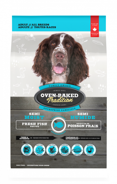 Oven Baked Tradition Dog Food Semi-Moist Fish 5lb & 20lb