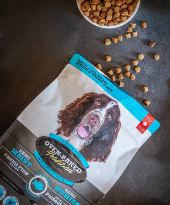 Oven Baked Tradition Dog Food Semi-Moist Fish 5lb & 20lb