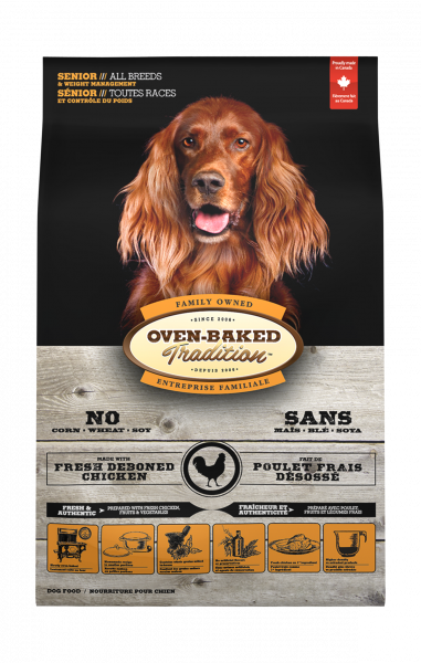Oven-Baked Tradition Fresh & Authentic Senior Dog Dry Food 5lb & 25lb