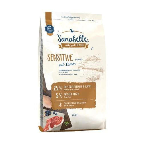 Sanabelle Sensitive Lamb Cat Dry Food 400g & 2kg