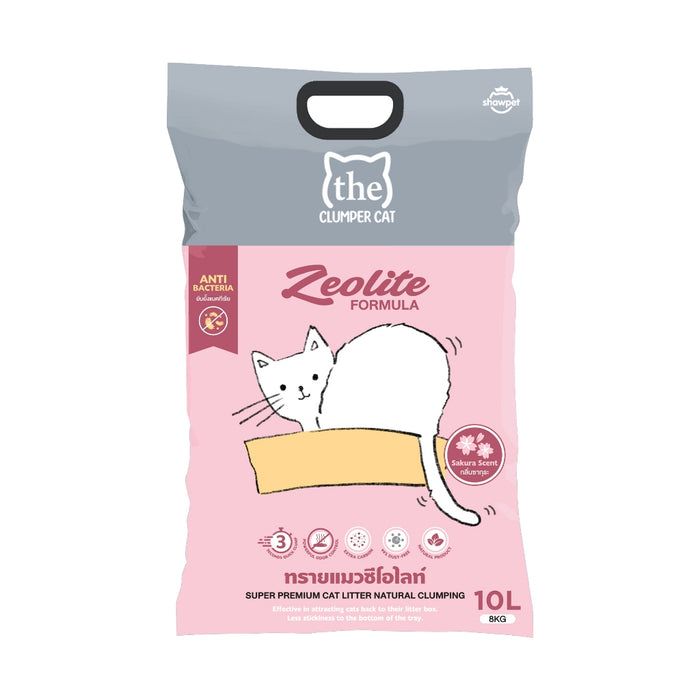 The Clumper Cat SAKURA Bentonite Zeolite Formula  Litter 10L