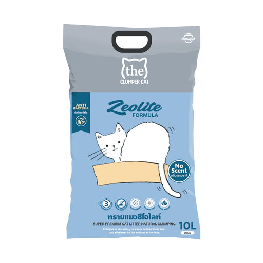 The Clumper Cat UNSCENTED Bentonite Zeolite Formula  Litter 10L