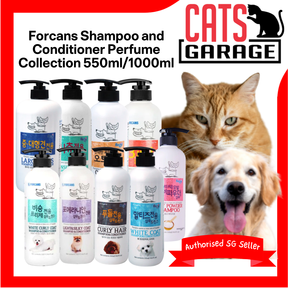 Forcans Shampoo and Conditioner Perfume Collection 550ml/1000ml