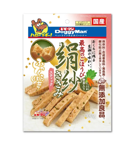 Doggyman Silky Chicken Sticks Dog Treats 100g