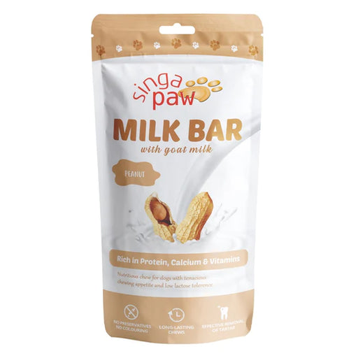Singapaw Milk Bar Peanut Dog Chew 60g