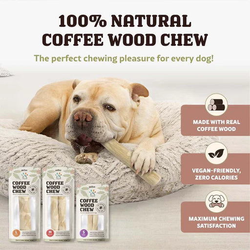 Singapaw Coffee Wood Natural Dog Chews - 2 PACKS