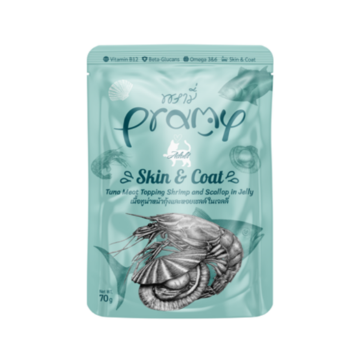PRAMY Functional Cat Wet Food in Jelly Gravy & Mousse for Cats 70g X 12 packs