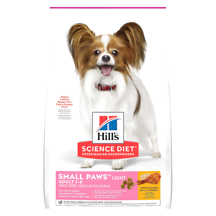 Hill's Science Diet Small Paws Light Chicken & Barley Dry Dog Food 1.5kg