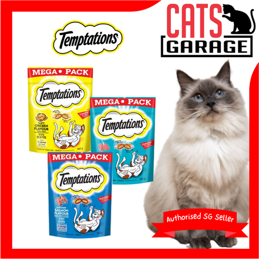 Temptations Assorted Mega Pack Cat Treats 160g (5-Pack)